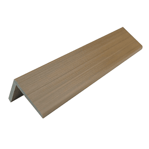 Esquinero L para Wallpanel WPC Roble Tostado, 3X3X240CM