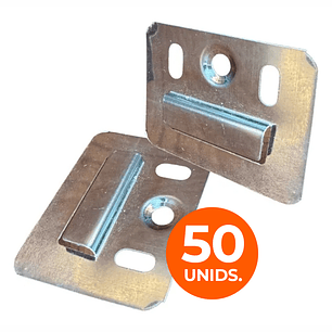 Pack 50 Unidades Clip montaje Wall panel