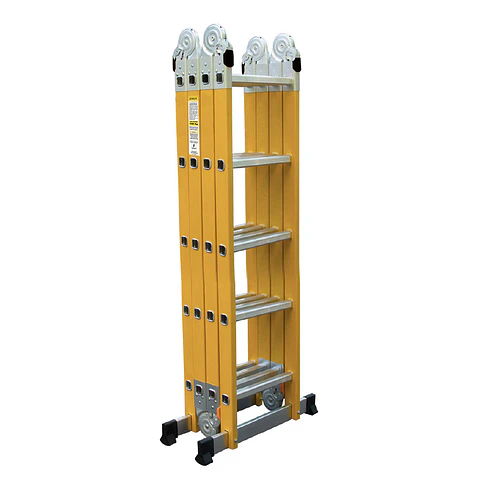 Escalera Articulada Dieléctrica DOER 4x5, 20 escalones
