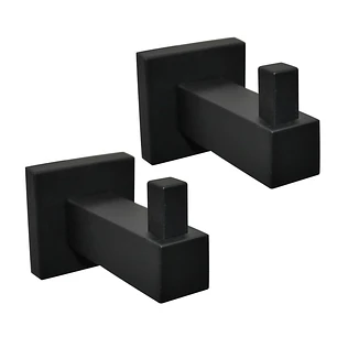 Pack de 2 percheros Metálicos, Negro