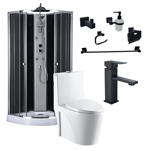 Combo Neptuno SPA (Cabina+ WC+Grifería+Accesorios)