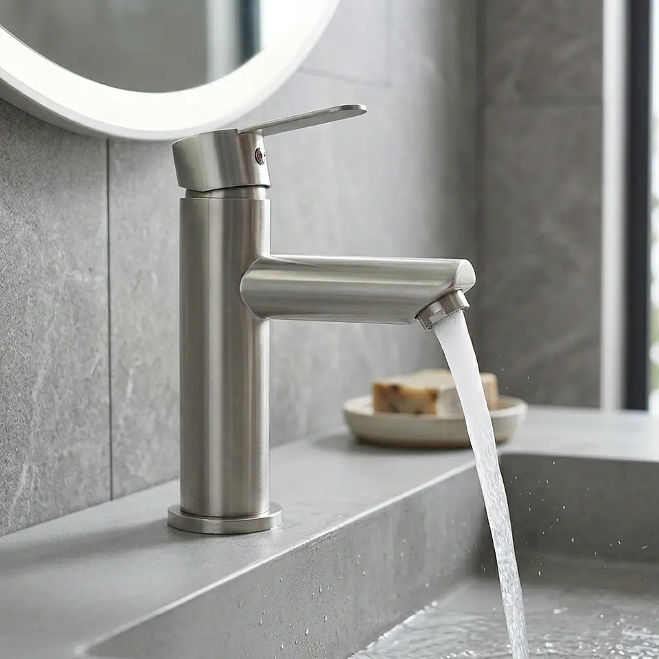 Monomando Lavamanos Línea Modern Inox Taumm 2