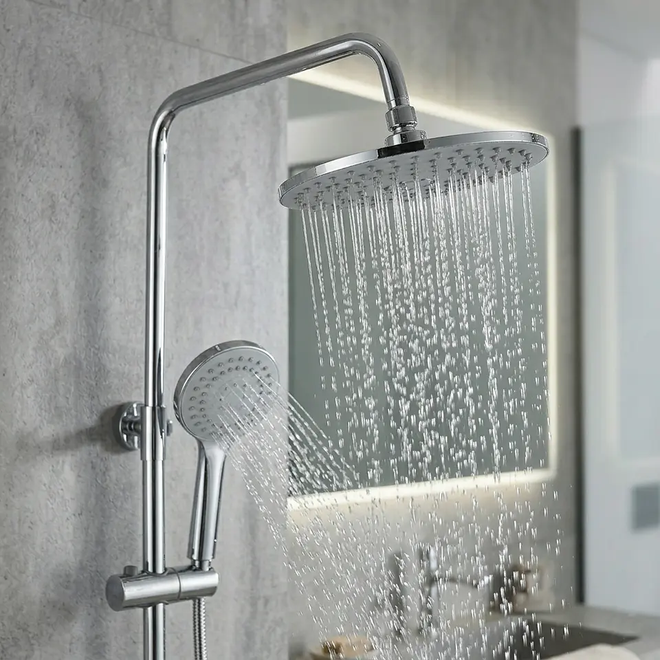 Columna Ducha Circular con llave Monomando Taumm 3