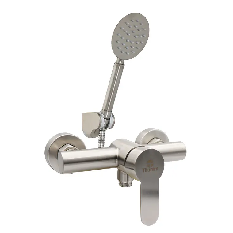 Monomando ducha de acero inoxidable Línea Modern Inox Taumm 1