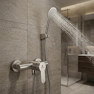 Monomando ducha de acero inoxidable Línea Modern Inox Taumm