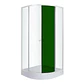 Repuesto Vidrio Puerta Cabina ducha 80 x 80 x 192 cm Curva - Miniatura 1