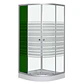 Repuesto Vidrio Lateral Cabina ducha 90 x 90 x 192 cm Satinado - Miniatura 1