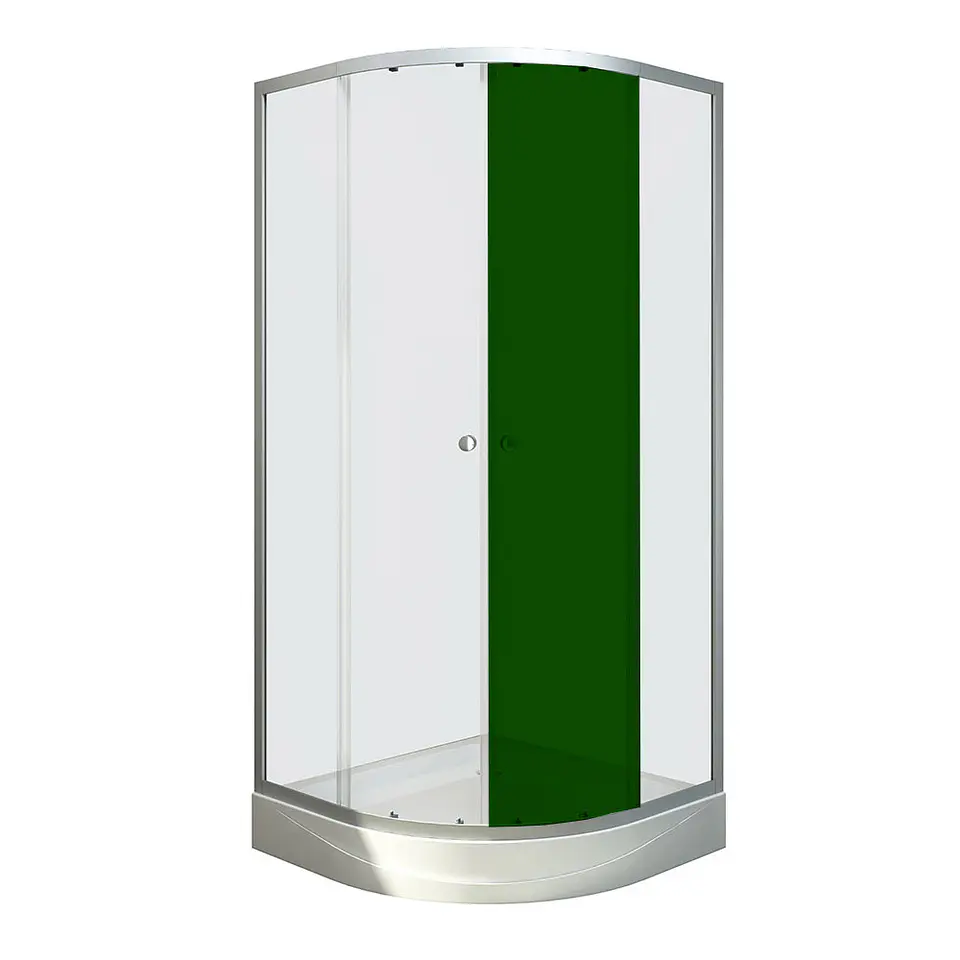 Repuesto Vidrio Curvo Puerta Cabina de ducha 80x80x200cm  2