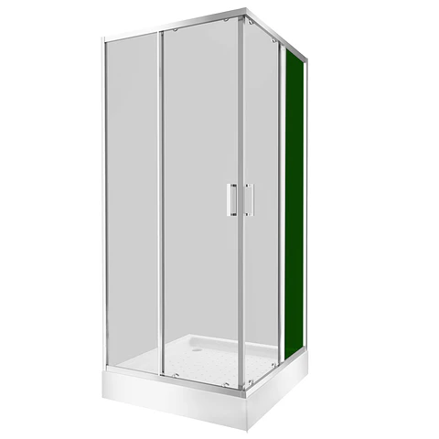 Repuesto Vidrio Lateral Cabina de ducha 90x90x200 Cuadrada 