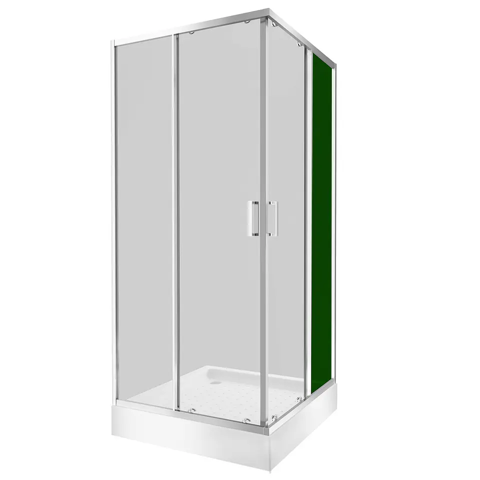 Repuesto Vidrio Lateral Cabina de ducha 90x90x200 Cuadrada  2