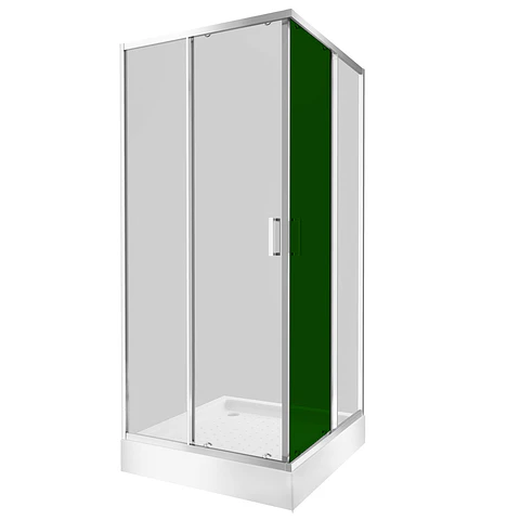 Repuesto Vidrio Puerta Cabina de ducha 90x90x200 Cuadrada 