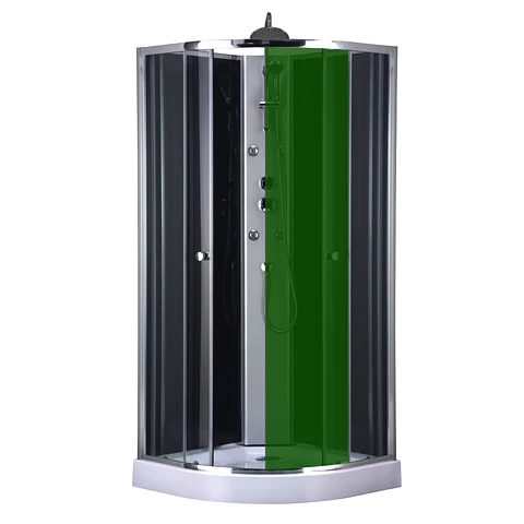 Repuesto Vidrio Puerta Cabina de ducha 90x90x200 Curva Neptuno