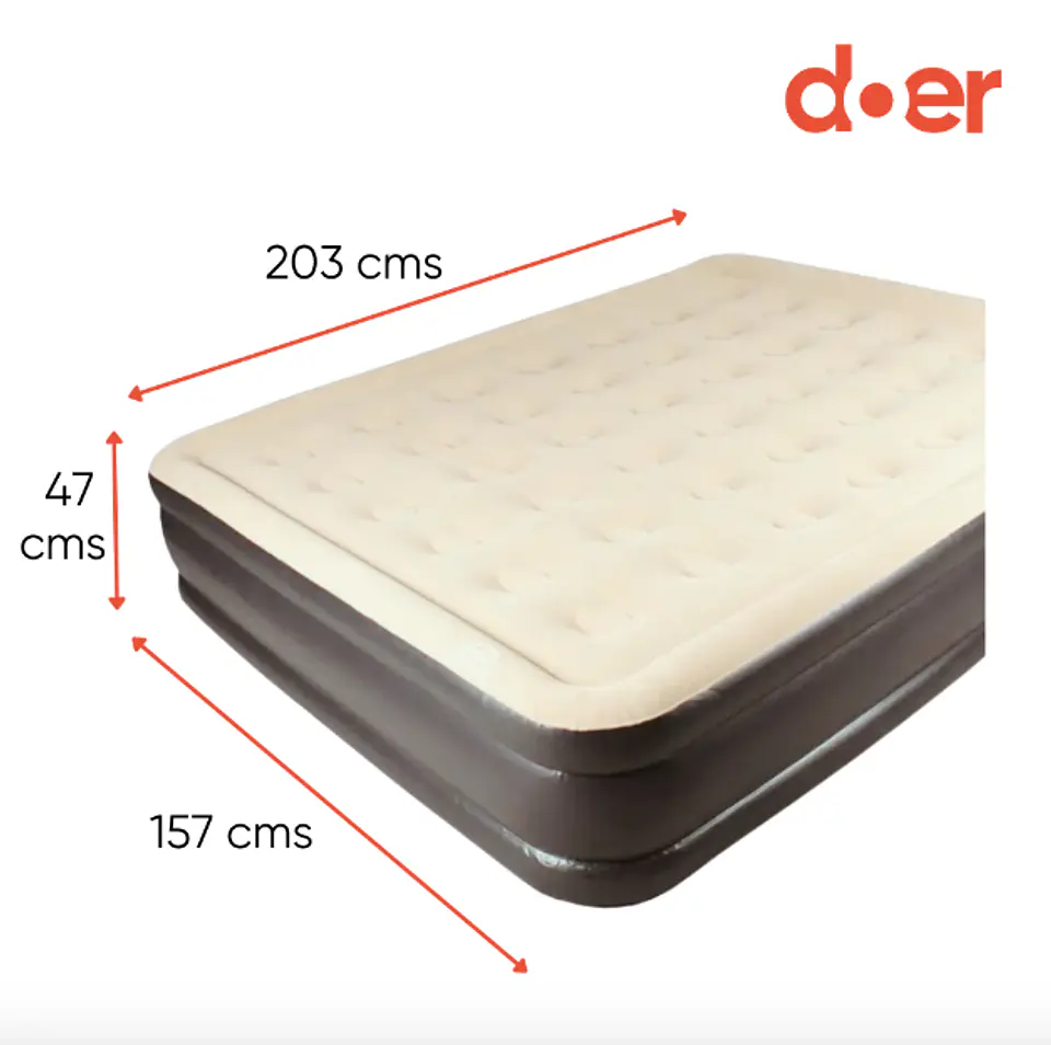 Colchón Inflable Doble AirComfort Ultra Eléctrico 203x157x47cm 2