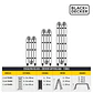 Escalera Black + Decker Articulada 4x4 150Kg - Miniatura 2