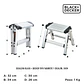 Escalera Black + Decker tipo Taburete 1 escalón, 30cm - Miniatura 3