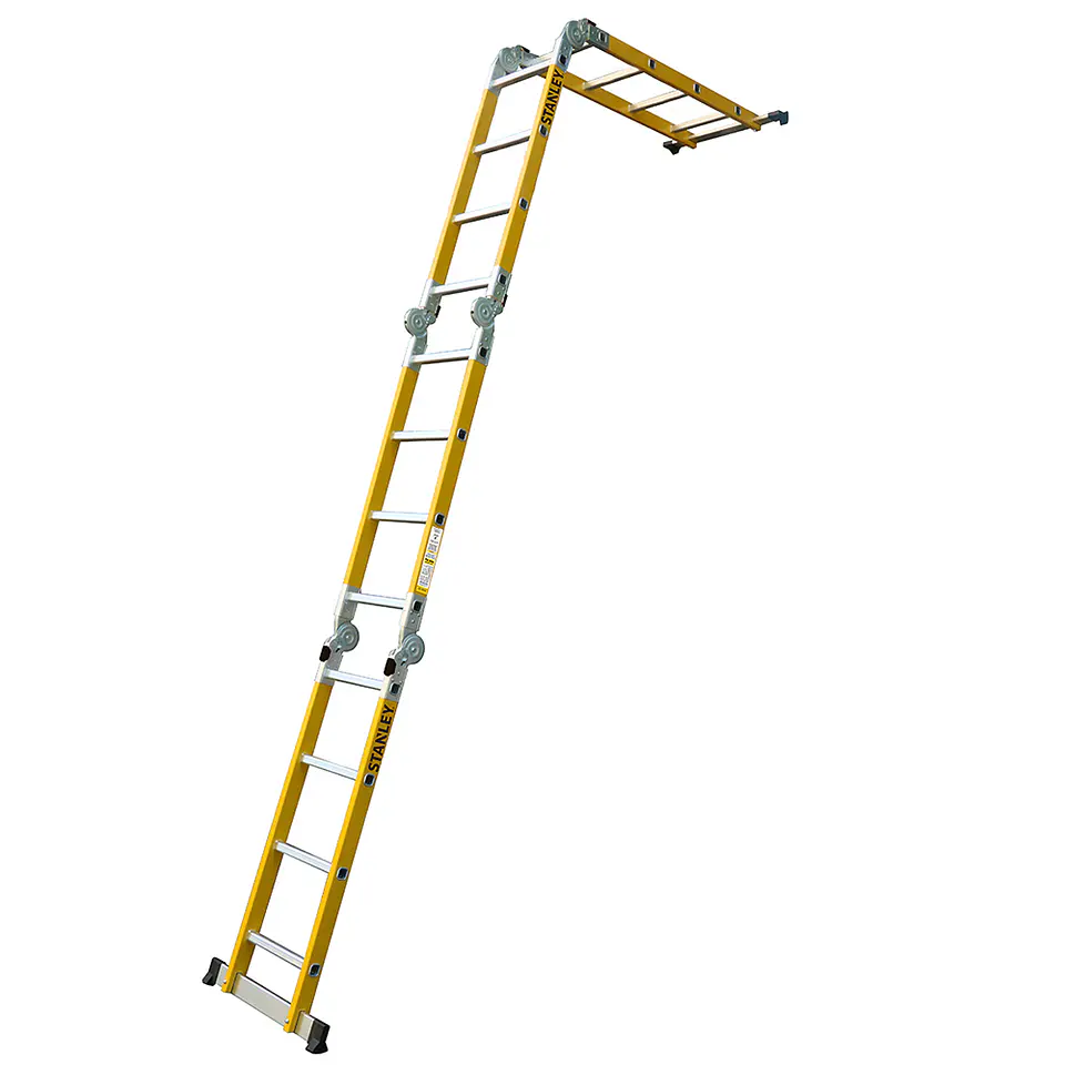 Escalera Stanley Articulada Dieléctrica 150Kg 4x4 2