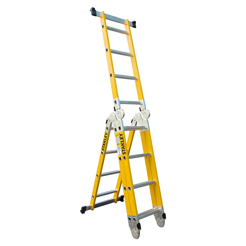 Escalera Stanley Articulada Dieléctrica 150Kg 4x4 3