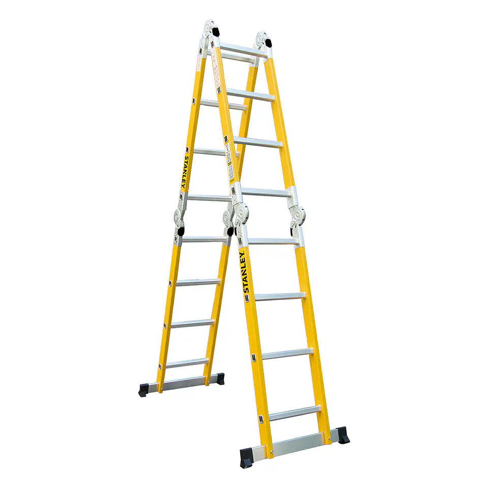Escalera Stanley Articulada Dieléctrica 150Kg 4x4 4