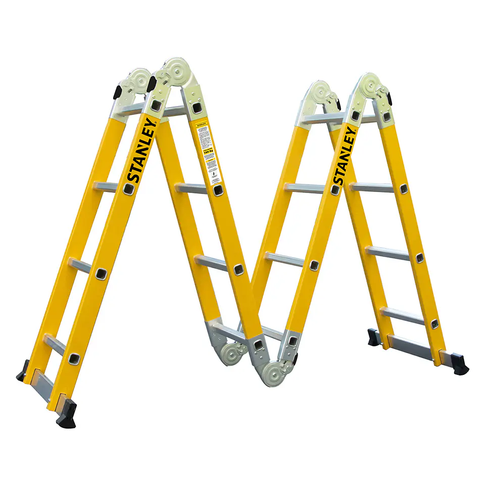 Escalera Stanley Articulada Dieléctrica 150Kg 4x4 5
