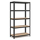 Estante Rack Metálico Negro 90x40x180cm, 5 Repisas,  175kg - Miniatura 1