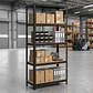 Estante Rack Metálico Negro 70x30x150cm, 5 Repisas, 175kg - Miniatura 2