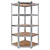 Estante Esquinero Galvanizado 75x40x180cm,  5 Repisas, 200kg