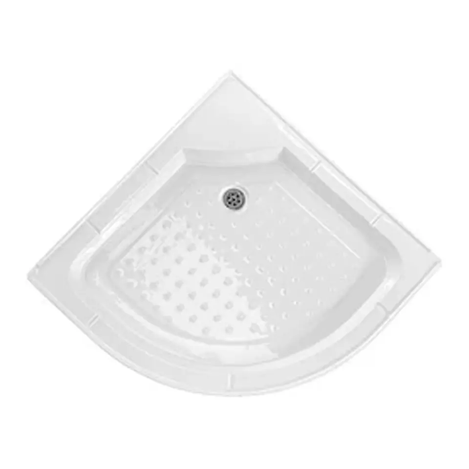 Receptáculo de ducha Curvo 90x90 Blanco  1