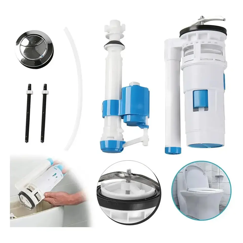 Kit de Válvula completo para estanque con Botón WC Fitting 1