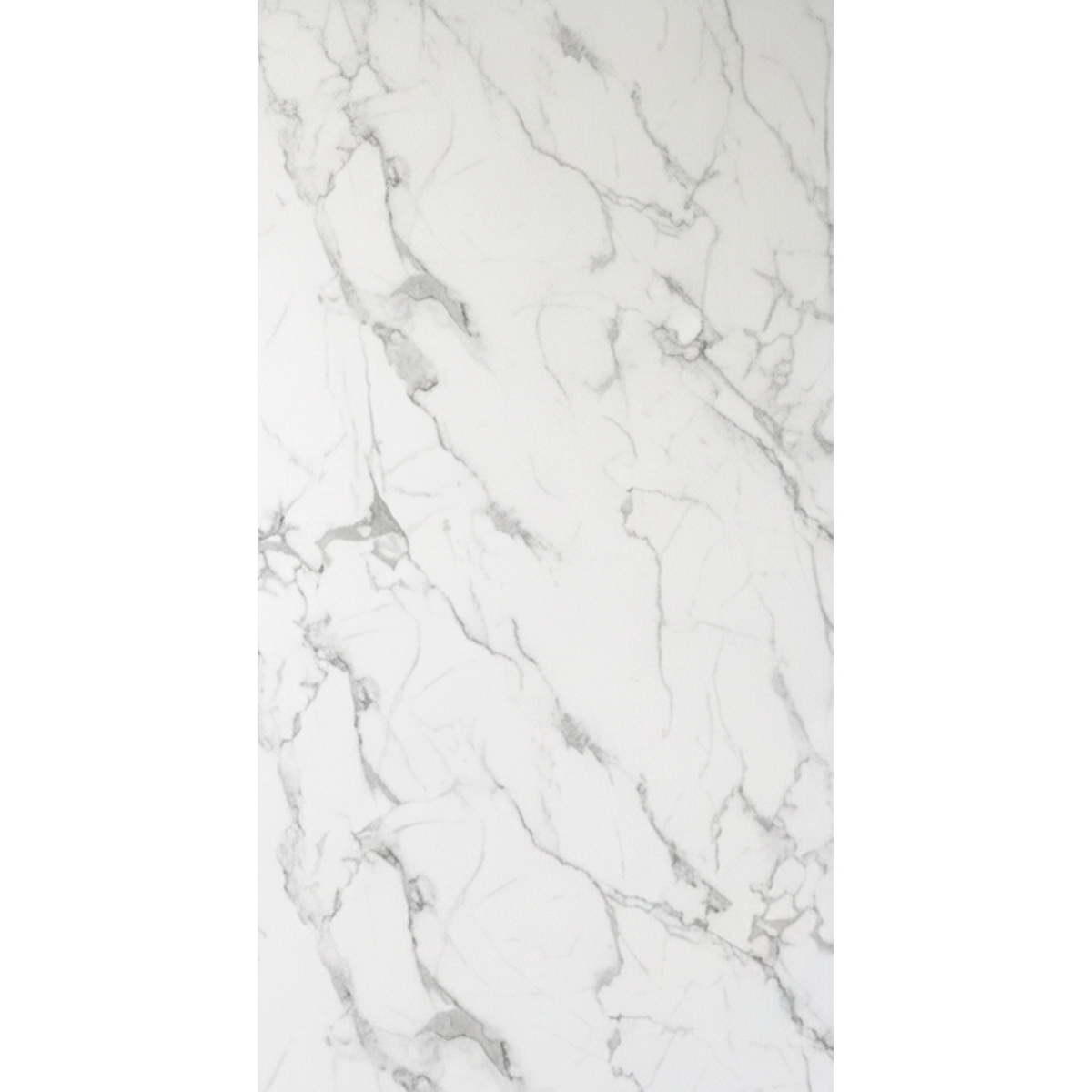 Plancha PVC estilo mármol, White II Segunda Selección (Medida útil: 2 x 1 m)