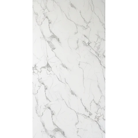 Plancha PVC estilo mármol, White II Segunda Selección (Medida útil: 2 x 1 m)