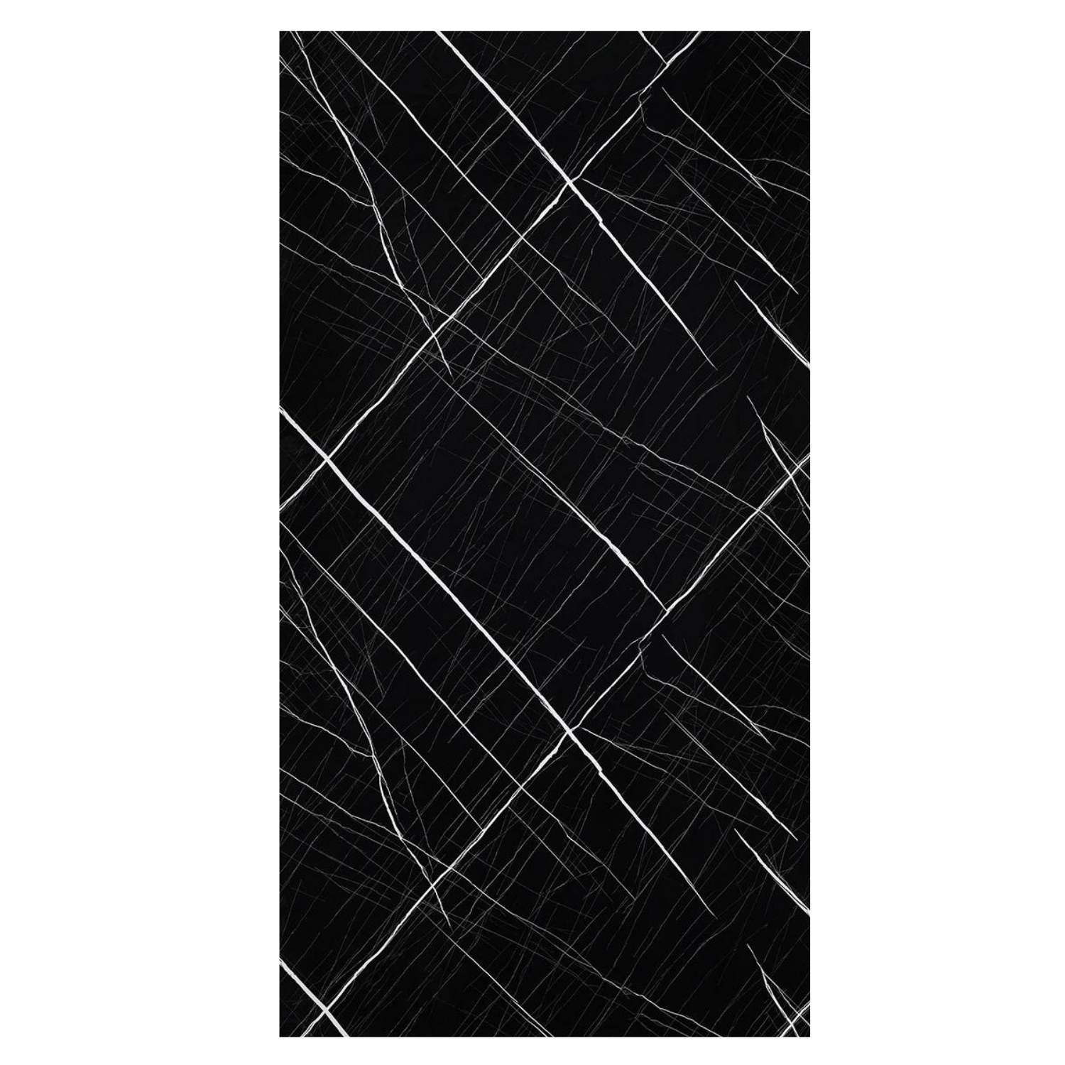 Plancha PVC estilo mármol, Black Line Segunda Selección (Medida útil: 2 x 1 m)