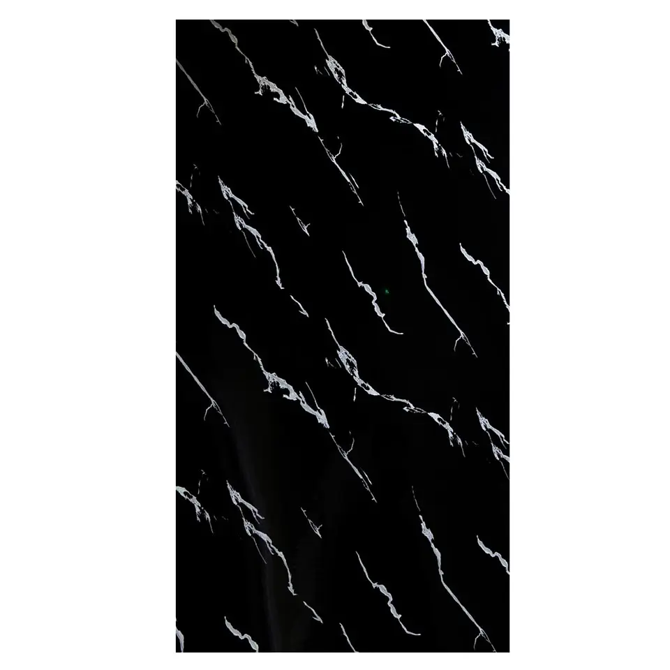 Plancha PVC estilo mármol, Black Curve Segunda Selección (Medida útil: 2 x 1 m) 1