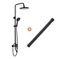 Combo Columna de Ducha Negra 3 Funciones + Tubo de Extensión - Miniatura 1