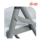Set de Mesa Plegable tipo Maleta + 4 Sillas Plegables portátiles DOER - Miniatura 9