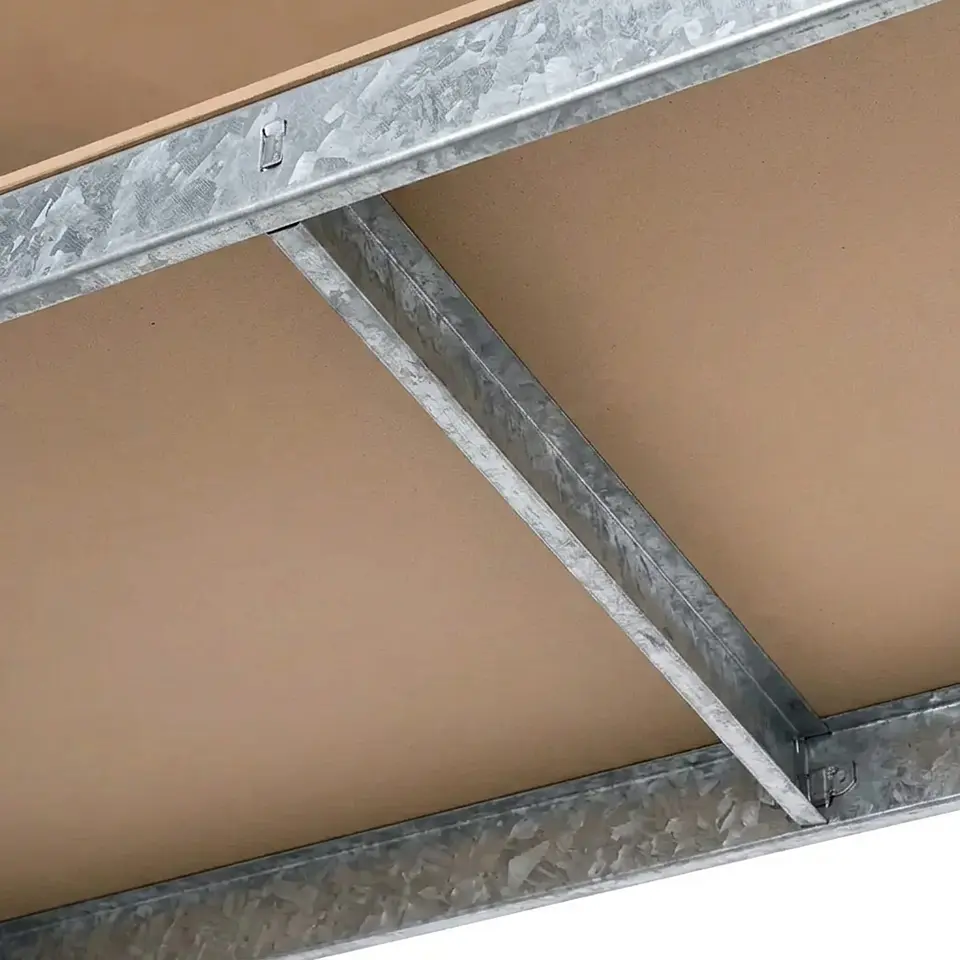 Estante Esquinero Galvanizado 75x40x180cm,  5 Repisas, 200kg 4