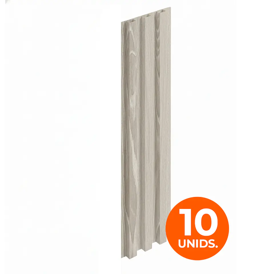 Wall Panel WPC Decorativo Gris Ártico, 240x16, 22mm, Caja 10 Unids.- COPIA 1