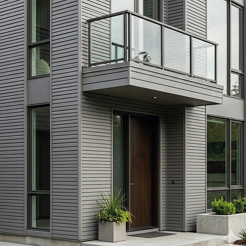 Metal Siding Gris Elegance 3 tablas, 2900x363x16mm, Caja 10 Unids.