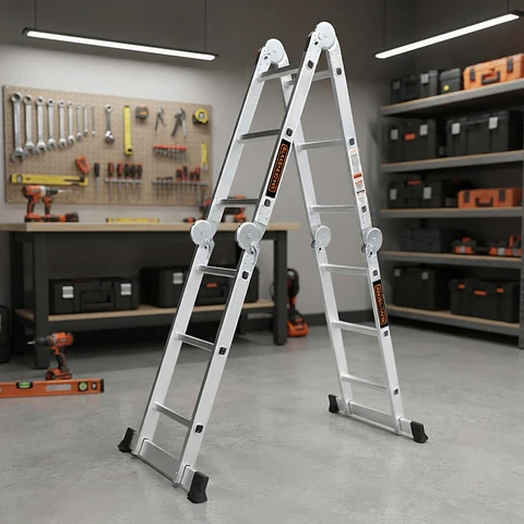 Escalera Black + Decker Articulada 4x3 150Kg