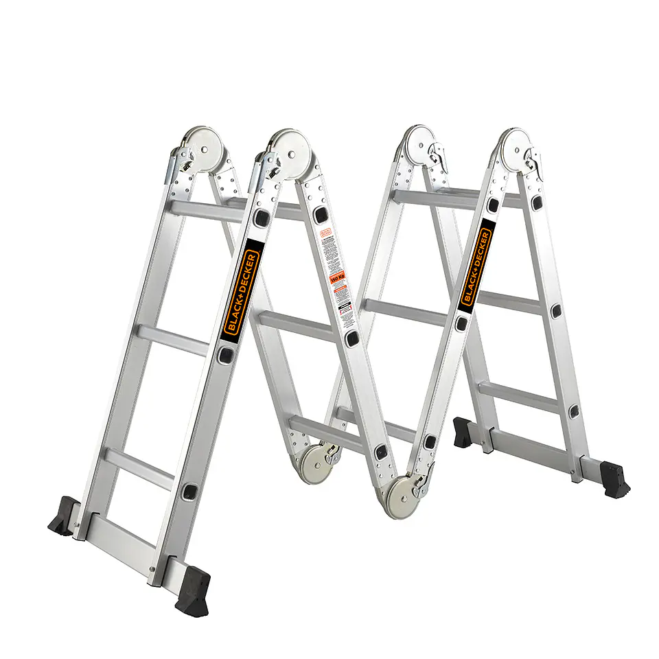 Escalera Black + Decker Articulada 4x3 150Kg 6
