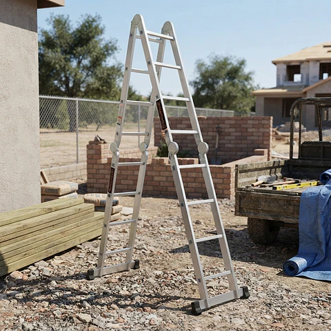 Escalera Black + Decker Articulada 4x4 150Kg