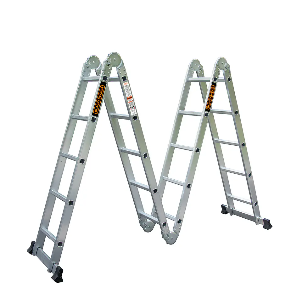 Escalera Black + Decker Articulada 4x5 150Kg 5