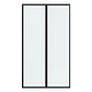 Mampara Ajustable 120-130x190 CM Marco NEGRO - Miniatura 3