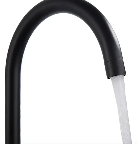 Grifo Monocomando Cocina DOER Marayes Negra Negro Acero Inoxidable