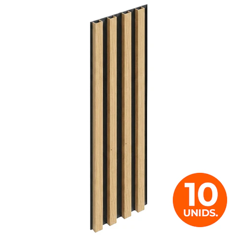 Wall Panel WPC Decorativo Cedro Nórdico, 240x16, 22mm, Caja 10 Unids.