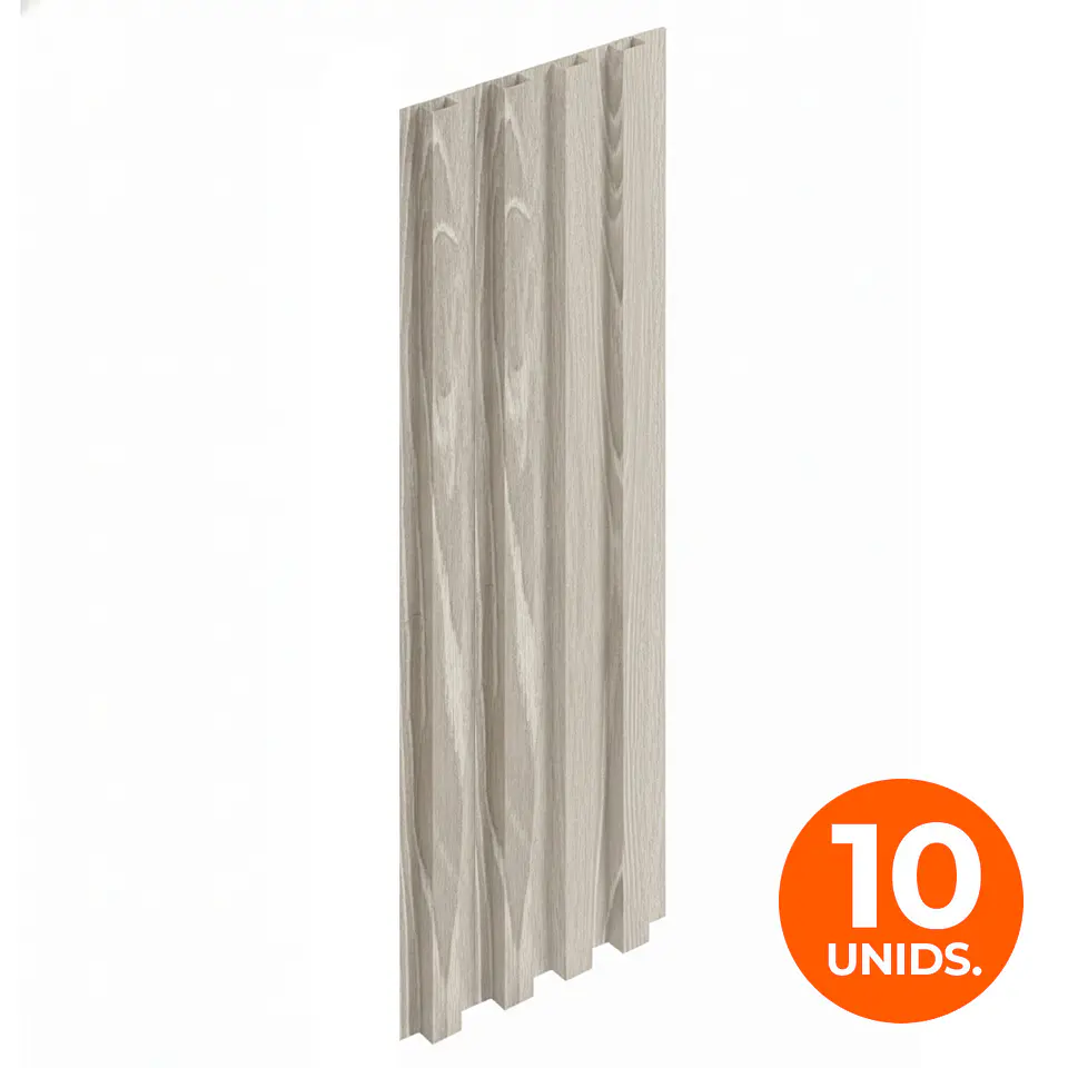 Wall Panel WPC Decorativo Gris Ártico, 240x16, 22mm, Caja 10 Unids. 1
