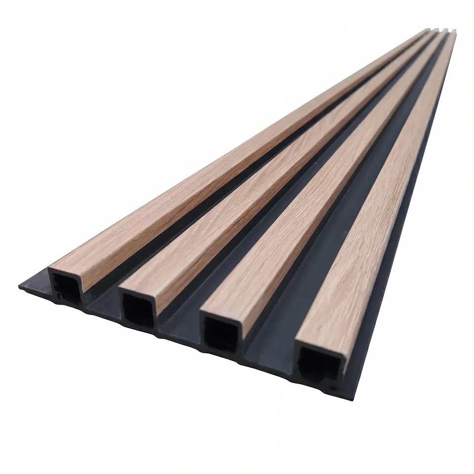 Wall Panel WPC Decorativo Roble Tostado, 240x16, 22mm, Caja 10 Unids. 1