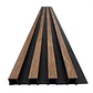 Wall Panel WPC Decorativo Roble Ahumado, 240x16, 22mm, Caja 10 Unids. - Miniatura 3