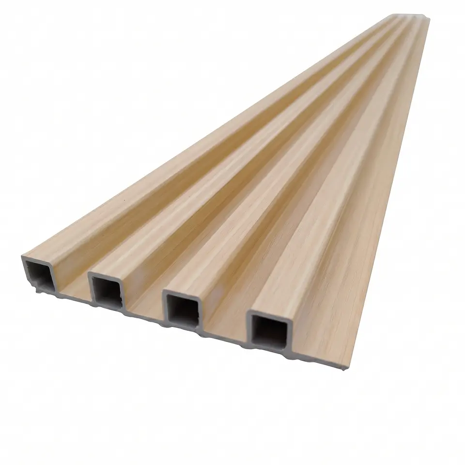 Wall Panel WPC Decorativo Haya Beige, 240x16, 22mm, Caja 10 Unids. 1