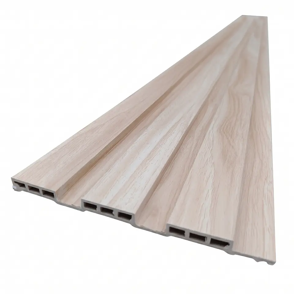 Wall Panel WPC Decorativo Cedro Arena, 240x19,5cm x 12mm, Caja 10 Unids. 1
