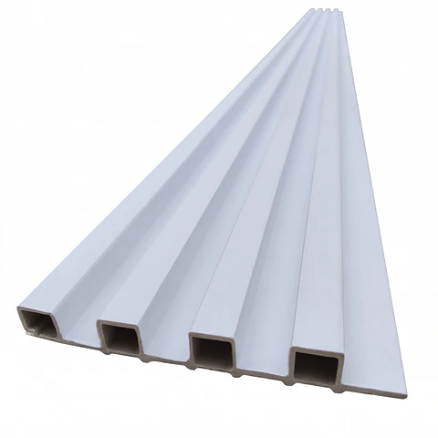 Wall Panel WPC Decorativo Blanco Polar, 240x16, 22mm, Caja 10 Unids.